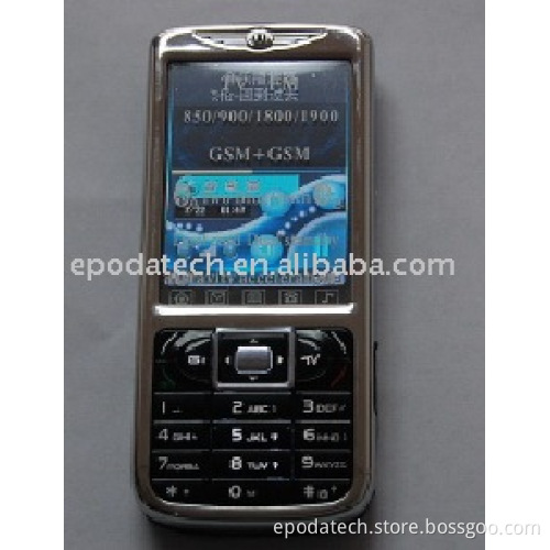 V88+ QUAD bands TV phone Dual sim card dual standby